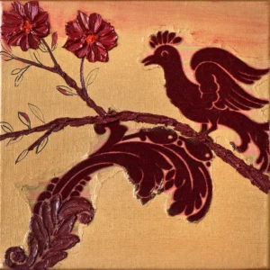 o.T. 1 aus der Serie Roter Samtvogel