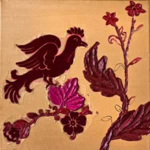 o.T. 2 aus der Serie Roter Samtvogel