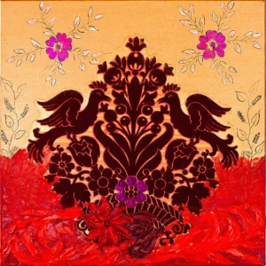 o.T. 3  aus der Serie Roter Samtvogel