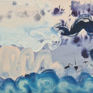 Die Wolke, die zum Acker strebt